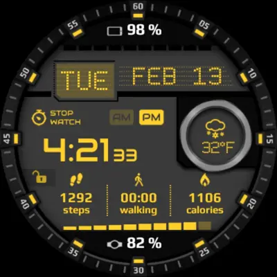 Digitec Watch Face android App screenshot 2